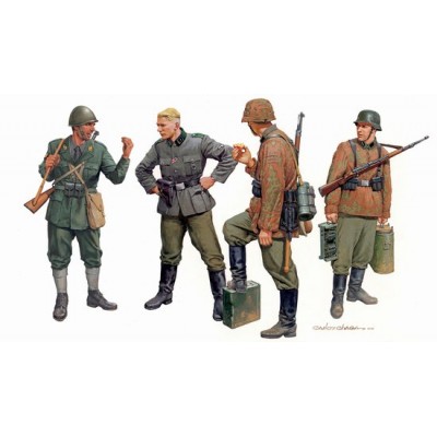 [�˾���ũ] BD6563 [Dragon] BD6563 1/35 Fragile Alliance Axis Forces Balkan 1943 (4 Figures Set)