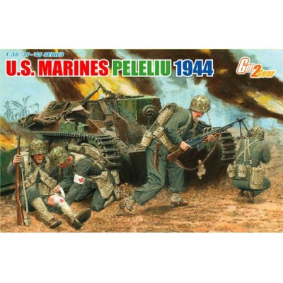 [�˾���ũ] BD6554 [Dragon] BD6554 1/35 U.S. Marines Peleliu 1944 (4 Figures Set)