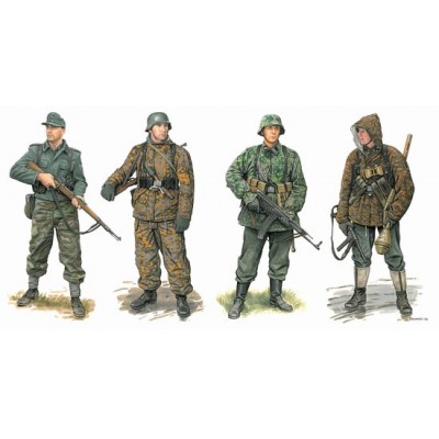 [�˾���ũ] BD6704 [Dragon] BD6704 1/35 German Waffen Grenadiers 1944-45 (4 Figures Set)