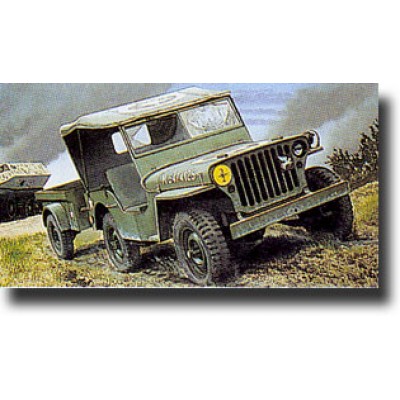 [�˾���ũ] BG81105 [Heller] BG81105 1/35 Willys Jeep and Trailer WW II