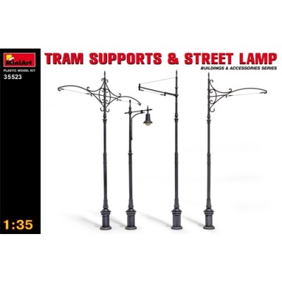 [˾ũ] BE35523 [Miniart] BE35523 1/35 Ʈ ֿ ε (Tram Supports and Street Lamps)