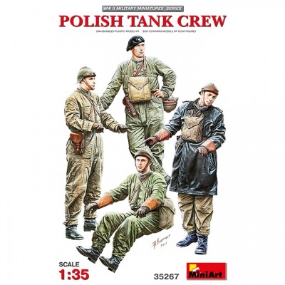[�˾���ũ] BE35267 [Miniart] BE35267 1/35 Polish Tank Crew