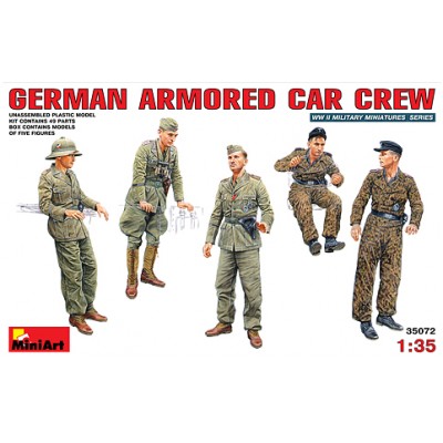 [�˾���ũ] BE35072 [Miniart] BE35072 1/35 German Armoured Car Crew