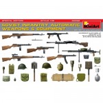 [Miniart] BE35268 1/35 Soviet Infantry Automatic Weapons & Equipment.Special Edition