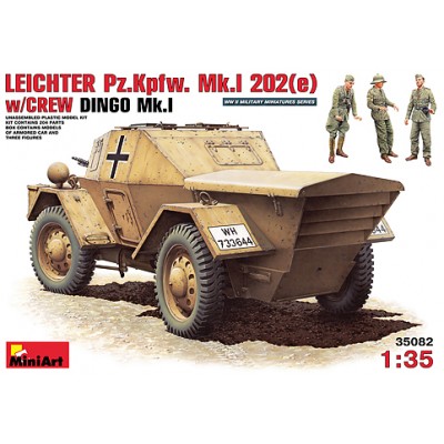 [˾ũ] BE35082 [Miniart] BE35082 1/35 LEICHTER Pz.kpfw. 202(e) w/Crew Dingo Mk.I ( 3 )