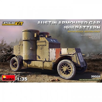 [˾ũ] BE39009 [Miniart] BE39009 1/35 Austin Armoured Car1918 Pattern British Service Interior kit