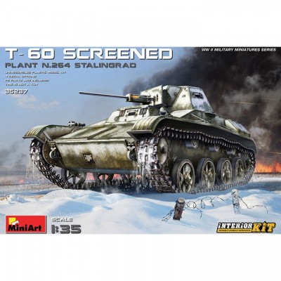 [�˾���ũ] BE35237 [Miniart] BE35237 1/35 T-60 Screened Plant No.264,Stalingrad