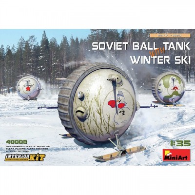 [�˾���ũ] BE40008 [Miniart] BE40008 1/35 Soviet Ball Tank with Winter Ski-��������