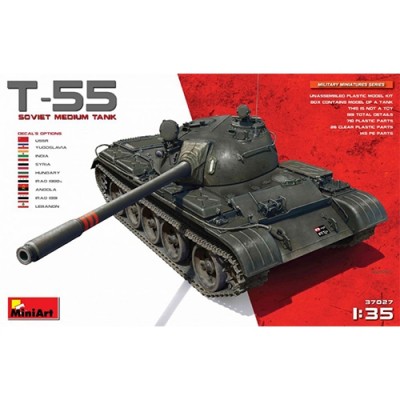 [�˾���ũ] BE37027 [Miniart] BE37027 1/35 T-55 Soviet Medium Tank