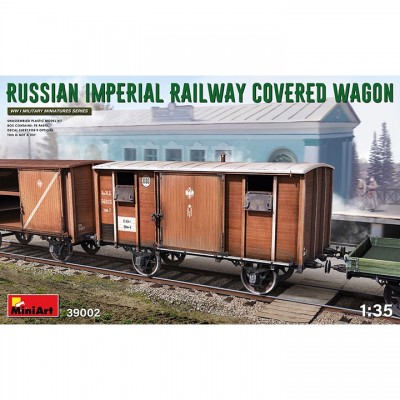 [˾ũ] BE39002 [Miniart] BE39002 1/35 Russian Imperial Railway Covered Wagon