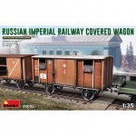 [Miniart] BE39002 1/35 Russian Imperial Railway Covered Wagon