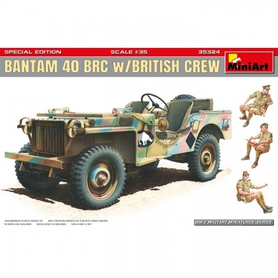 [˾ũ] BE35324 [Miniart] BE35324 1/35 Bantam 40 BRC w/British Crew - Special Edition