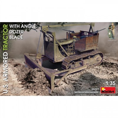 [˾ũ] BE35291 [Miniart] BE35291 1/35 U.S. Armor Tractor w/Angle Dozer Blade