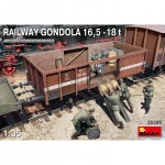 [Miniart] BE35296 1/35 Railway Gondola 16,5-18 t