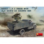 [Miniart] BE35186 1/35 Soviet 1.5 ton Truck w/ M-4 Maxim AA Machine Gun