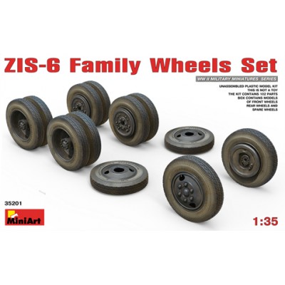 [�˾���ũ] BE35201 [Miniart] BE35201 1/35 ZIS-6 Family Wheels Set