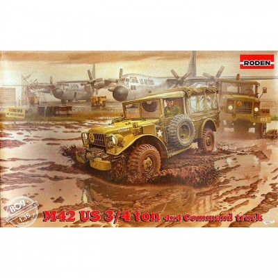 [�˾���ũ] BG-RD1070809 [RODEN] BG-RD1070809 1/35 M42 US 3/4 ton 4x4 Command truck