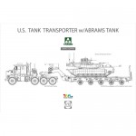 [Takom] BT5002X 1/72 U.S. M1070&M1000 70 Ton Tank Transporter w/ Abrams TANK Limited Edition