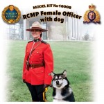 [ICM] BICM16008 1/16 RCMP Female Officer with dog