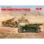 [ICM] BICMDS3510 1/35 WWI ANZAC Desert Patrol - Model T LCP,Utility,Touring