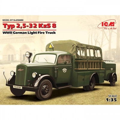 [�˾���ũ] BICM35403 [ICM] BICM35403 1/35 Typ 2.5-32 KzS 8, WWII German Light Fire Truck