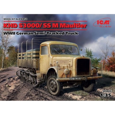 [�˾���ũ] BICM35453 [ICM] BICM35453 1/35 KHD S3000/SS M Maultier, WWII German Semi-Tracked Truck