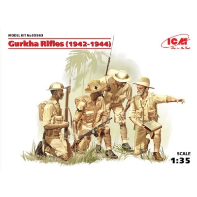 [�˾���ũ] BICM35563 [ICM] BICM35563 1/35 Gurkha Rifles (1944) (4 figures)