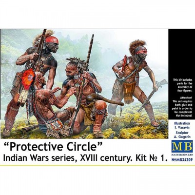 [˾ũ] CM35209 [MasterBox] CM35209 1/35 Protective Circle. XVIII century. Kit No. 1