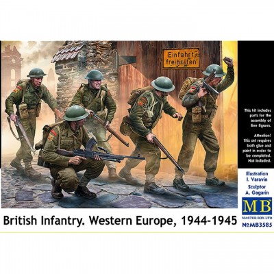 [˾ũ] CM3585 [MasterBox] CM3585 1/35 British Infantry. Western Europe. 1944-1945 - ǹ 