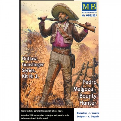 [˾ũ] CM35205 [MasterBox] CM35205 1/35 Outlow Gunslinger series Kit No 3 Pedro Melgoza - Bounty Hunter