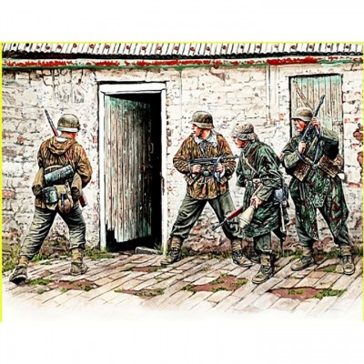 [˾ũ] CM3584 [MasterBox] CM3584 1/35 German Infantry. Western Europe. 1944-1945 - ǹ 