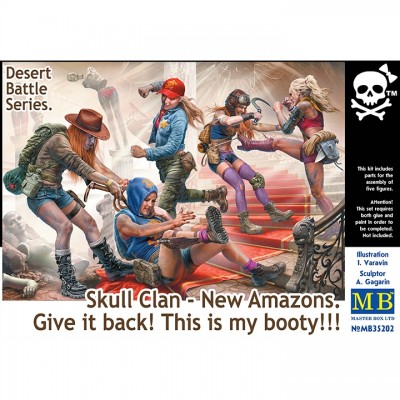 [˾ũ] CM35202 [MasterBox] CM35202 1/35 Desert Battle Series. Skull Clan - New Amazons. Give it back! This is my booty