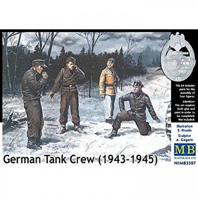 [˾ũ] CM3507 [MasterBox] CM3507 1/35 German Tank Crew 1943-1945 Kit No.1