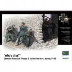 [MasterBox] CM3571 1/35 Whos that,German Mountain Troops and Soviet Marines, Spring 1943-̽  ǹ 