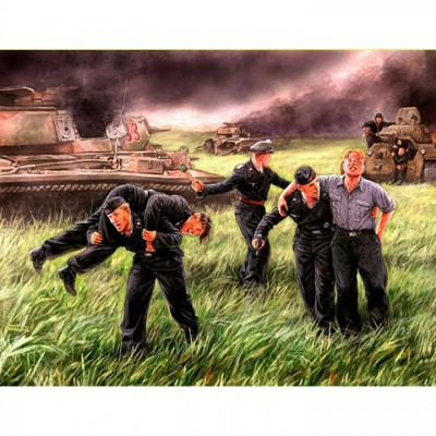 [˾ũ] CM3536 [MasterBox] CM3536 1/35 German Tank Crew Kursk 1943