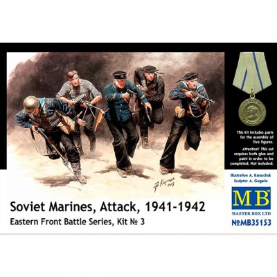 [˾ũ] CM35153 [MasterBox] CM35153 1/35 Soviet Marines Attack 1941-1942