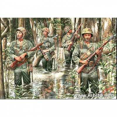 [˾ũ] CM3589 [MasterBox] CM3589 1/35 US Marines in Jungle, WW II era