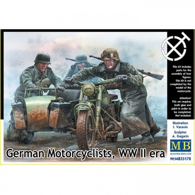 [˾ũ] CM35178 [MasterBox] CM35178 1/35 German Motorcyclists, WWII era - ̵ī(ũ) 