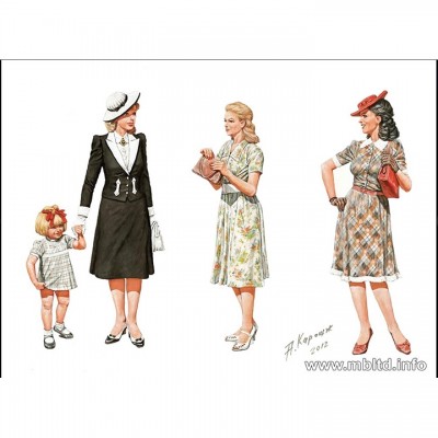 [˾ũ] CM35148 [MasterBox] CM35148 1/35 Women of WW II era