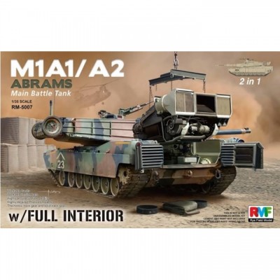 [�˾���ũ] CRM5007 [RFM] CRM5007 1/35 M1A1 Abrams w/Full Interior (2in1)