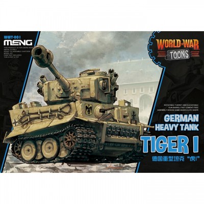 [�˾���ũ] CEWWT-001 [Meng] CEWWT-001 Tiger I German Heavy Tank CARTOON MODEL