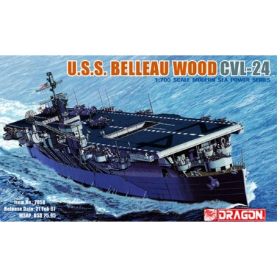 [˾ũ] BD7058 [Dragon] BD7058 1/700 USS Belleau Wood (CVL-24) Aircraft Carrier