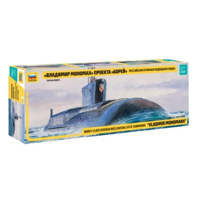 [�˾���ũ] BZ9058 [Zvezda] BZ9058 1/350 Borey-Class Russian Nuclear SubmarineVladimir Monomakh