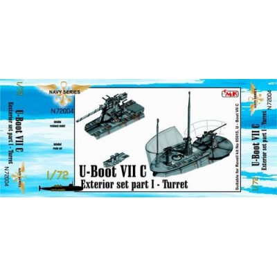 [�˾���ũ] BSN72004 [CMK] BSN72004 1/72 U-boot VII Exterior set - Part I - Turret