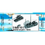 [CMK] BSN72004 1/72 U-boot VII Exterior set - Part I - Turret