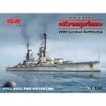 [ICM] BICMS016 1/700 Kronprinz (full hull & waterline), WWI German Battleship