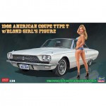 [Hasegawa] BH52241 1/24 1966 American Coupe Type T w/Blond Girls Figure