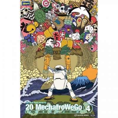 [˾ũ] BH64784 [Hasegawa] BH64784 1/20 20 Mechatro Wego No.04 Power Arm Orange Daifuku Rice Cake