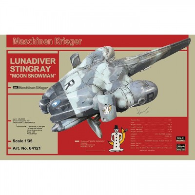 [�˾���ũ] BH64121 [Hasegawa] BH64121 1/35 Luna Diver Stingray Moon Snowman