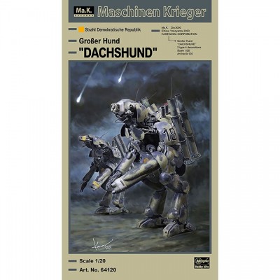 [�˾���ũ] BH64120 [Hasegawa] BH64120 1/20 Humanoid Type Unmanned Interceptor Groserhund Dachshund